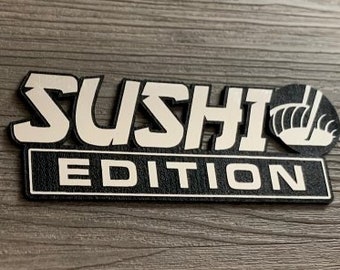 Custom SUSHI EDITION Automobile Car Emblem