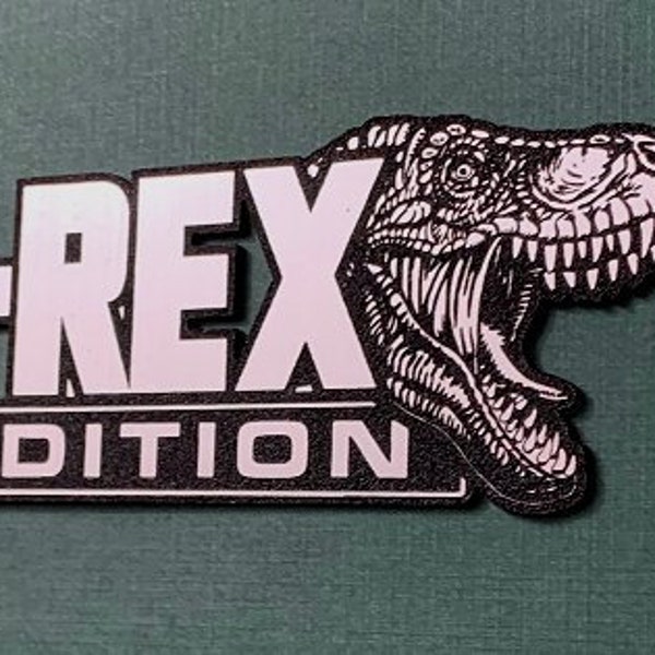 Custom T-REX EDITION Automobile Car Emblem