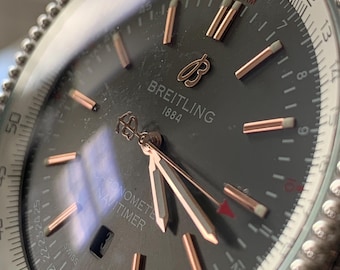 Orologio da uomo Navi automatico da 45 mm - Classico modello da pilota con bracciale in acciaio.