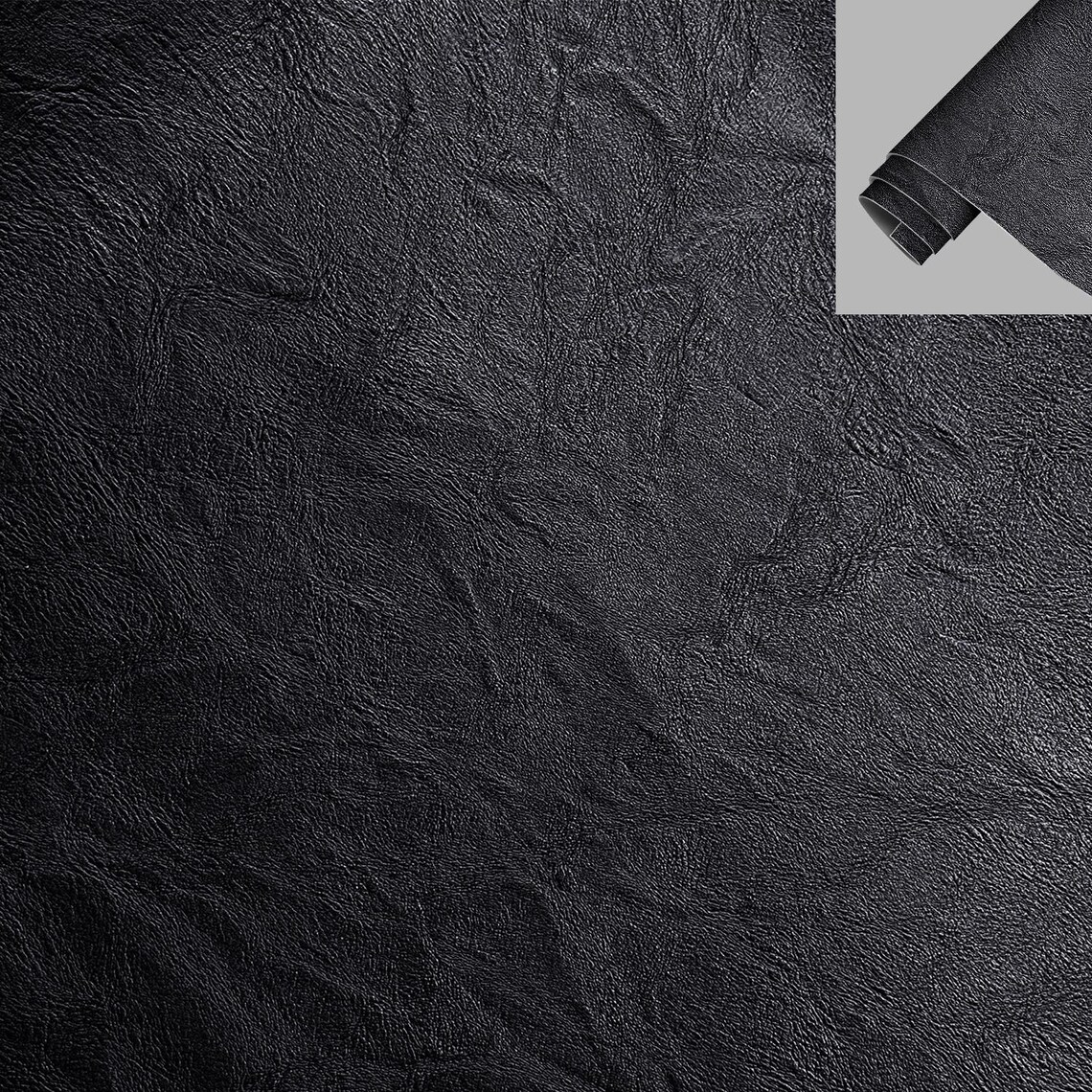 Textured Faux Leather Sheet, Leatherette Fabric 1.2mm Thick, 2 Sizes ...