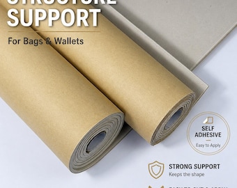 Self Adhesive Foam Padding Fabric 1.5mm 3mm White Lining Material 11.8x53.1in Shockproof Cushion for Bag Lining, Sewing, Upholstery