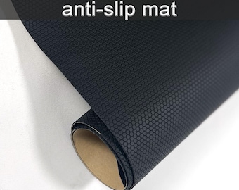 Self Adhesive Anti Slip Mat, Non Slip Drawer Liner, Toolbox Liner, Car Anti Slip Pad, PU Leather Grip Sheet for Floor & Surface