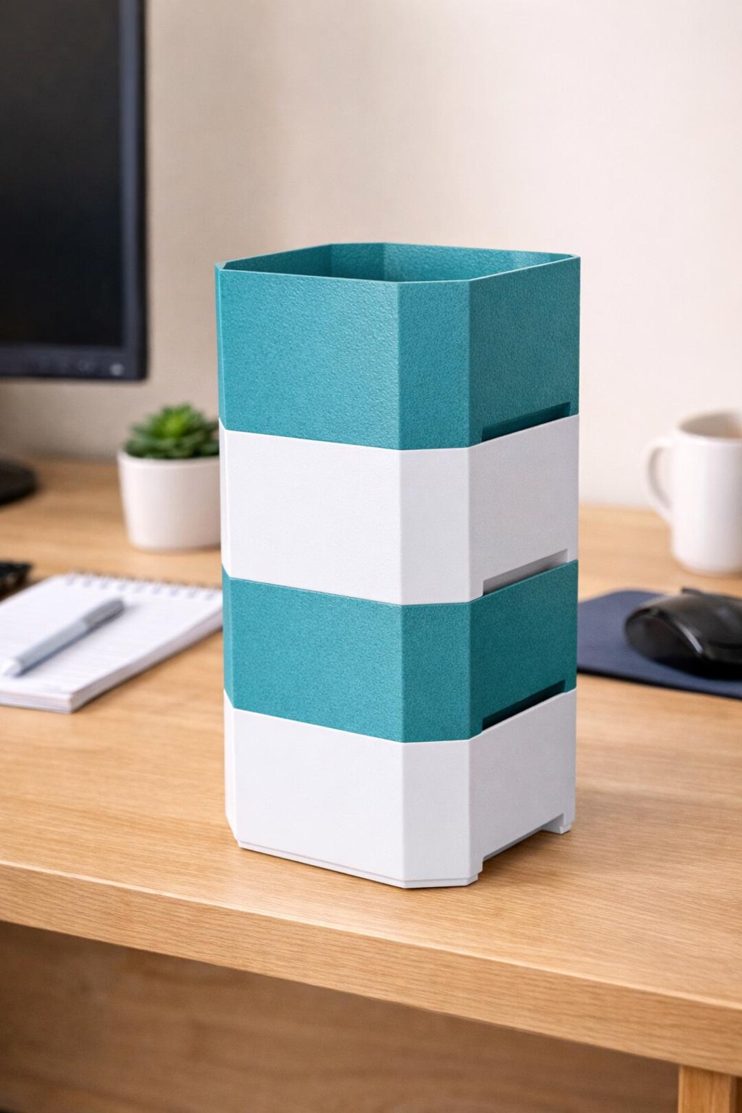 Stackable Storage Trays – 3D Printed Desk Organizer – Modular ...