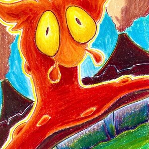 Varma källor - Originalritning