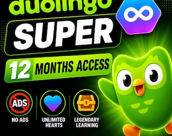 Duolingo Super for 12 months [DIGITAL DELIVERY}