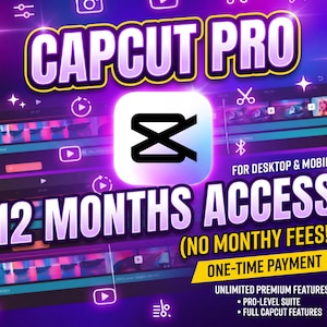 CapCut Pro for 12 months [DIGITAL DELIVERY]
