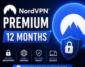 NordVPN für 12 Monate [Digitale Lieferung]
