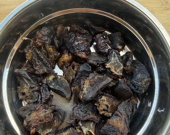 Getrocknete Hühnerherzen