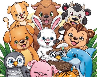 My First Baby Animal Coloring Book