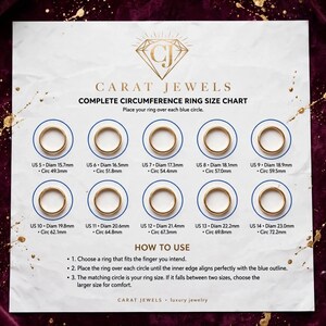CaratJewels Printable Ring Size Chart ,us uk eu Sizer Guide Digital Download,Measure At Home Jewelry Sizing Tool,Instant PDF Print Ready Kit