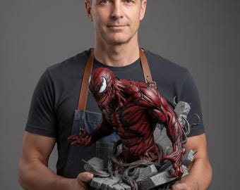 Carnage Symbiote STL Files | Ultra Detail Horror Sculpture | Printable Comic Monster 3D Print Model