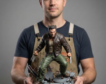 Gritty Logan Street Brawler Statue | High Detail 3D Print Model (STL File)
