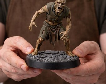 3D Printing Zombie Miniatures STL File: Undead Horde, D&D RPG