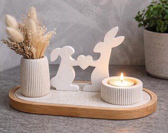 Easter Decor STL Set ZIP 3D Printable Spring Decoration Bundle for Tabletop Shelves Holiday Display Digital Download