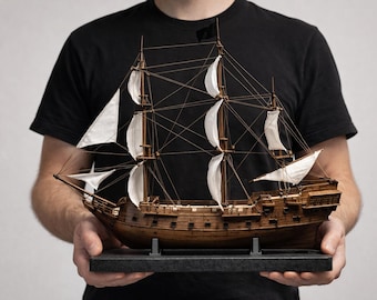 3D Printing STL File: Dark Pirate Ghost Galleon Model