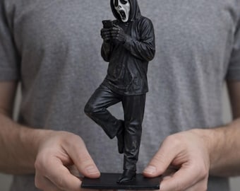 Masked Slasher Shelf Statue STL File, 3D Printing Horror Decor (Digital Download)