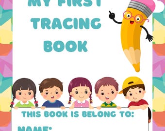 Preschool Tracing Workbook – Ages 2-4, Fine Motor Skills (PDF Pattern