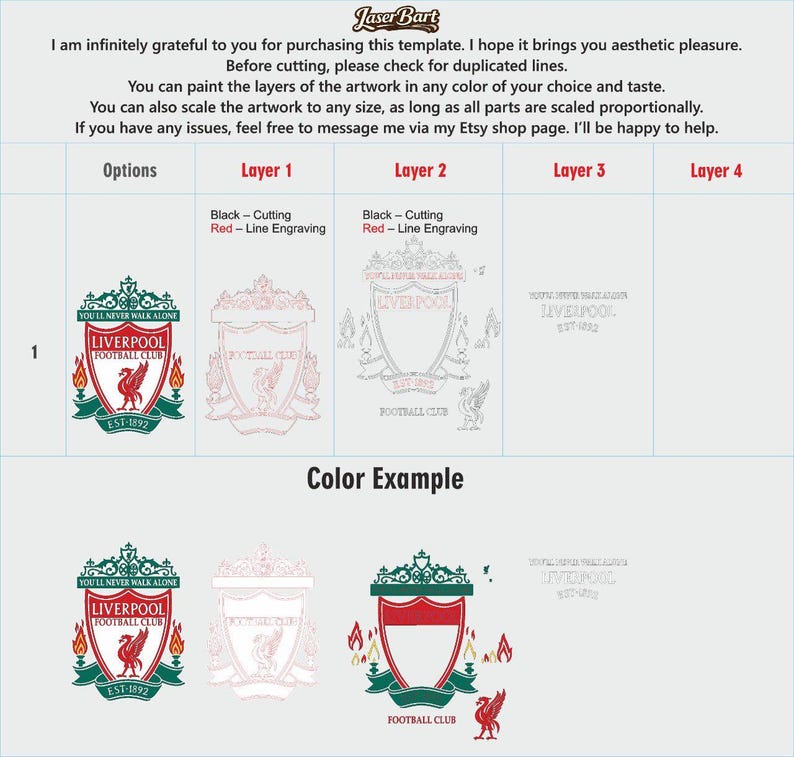 The Reds Layered Wall Art | Laser Cut File (digital Download) - Etsy