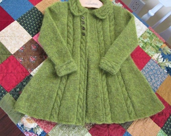 Toddler Girls Sweater Coat Swing Style  Hand Size 3T to 4T