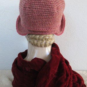 PDF Crochet Pattern Cloche Hat Downton Abbey 1920s Bonnet Cloche Vintage Style 1930s image 6