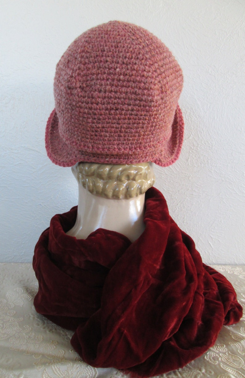 PDF Crochet Pattern Cloche Hat Downton Abbey 1920s Bonnet Cloche Vintage Style 1930s image 6