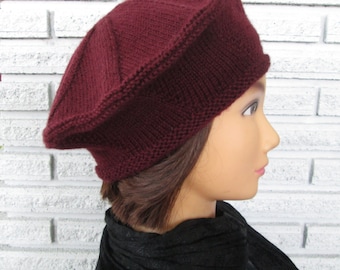 PDF Knitting Pattern Beret Vera Brittain Tam Testament of Youth WW1 Era Hat