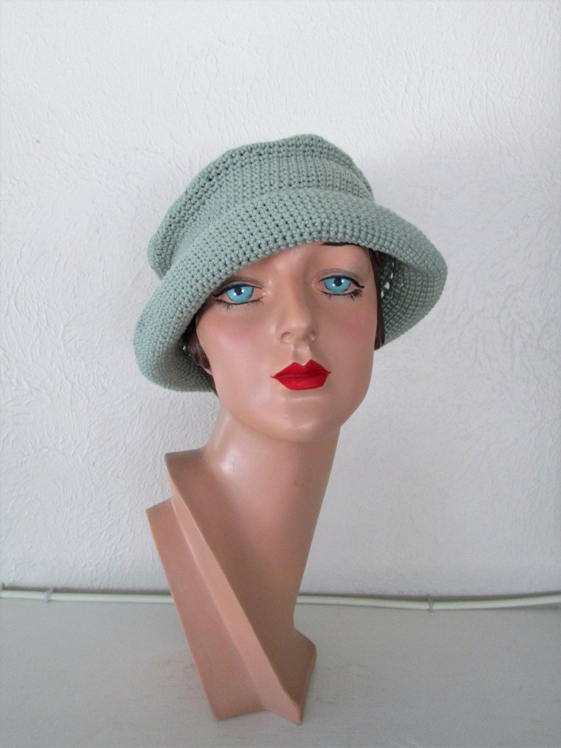 How to make a Downton Abbey style 1910 hat- crochet pattern