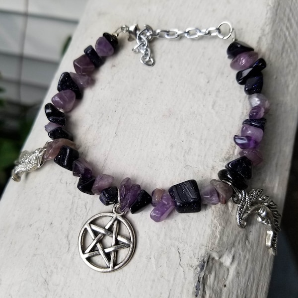 Enchanted Morrigan Dark Witch Bracelet