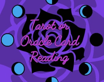 Custom Card Reading - Tarot or Oracle - Choose Number of Cards and Deck - NOT A PHYSICAL ITEM