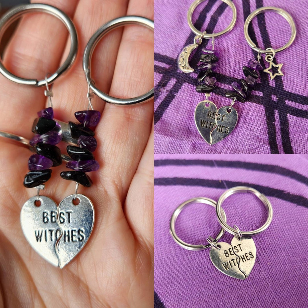 Best Witches 2 Keychain Set Choice of 3 Styles Etsy