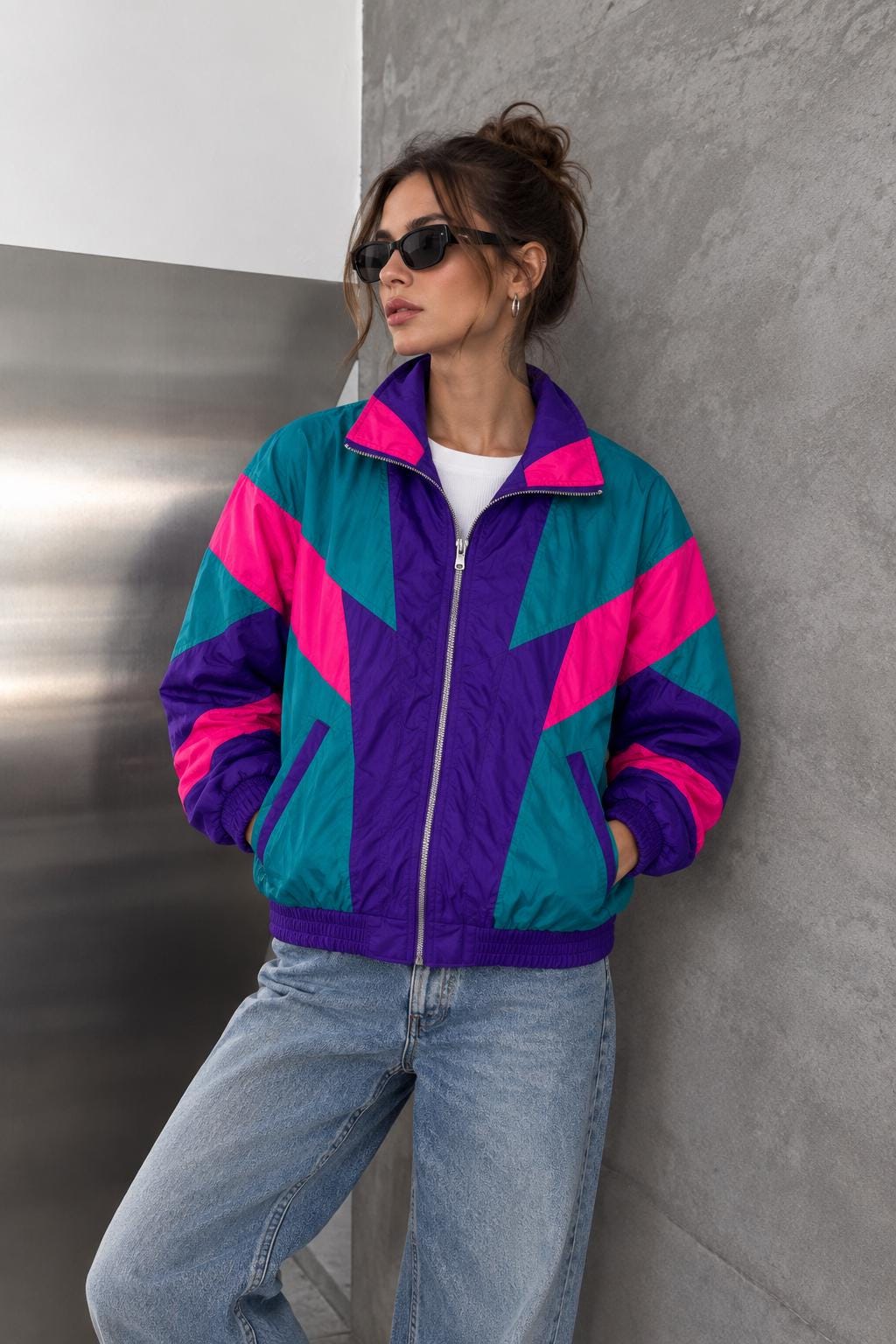 80s 90s Track Jacket - Etsy