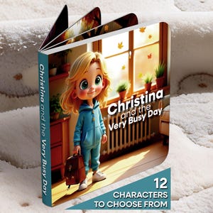 Personalisiertes Kleinkind Bordbuch, Ameise und Heuschrecke, Geschenk für Kinder, Teilen und Planen