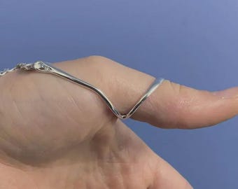 Férula MCP ajustable para pulgar: elegante anillo terapéutico para alivio de la artritis, protección de las articulaciones, recuperación de lesiones y soporte duradero para el pulgar.