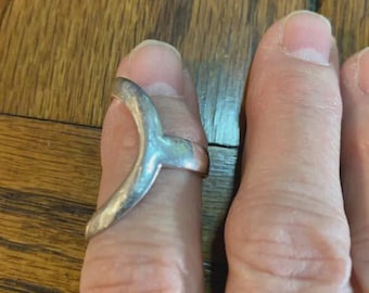 Arthritis Fingerschiene für Seitliche Abweichung | Sterling Silber 925, Messing, oder Silber Ring für Ehlers-Danlos EDS