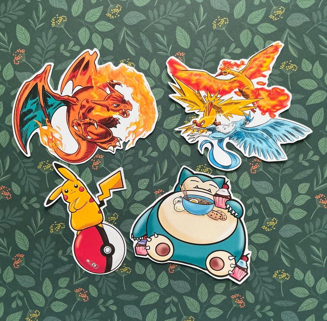 Pokemon Sticker - Original Art - Water Resistant and Plain Vinyl - Etsy