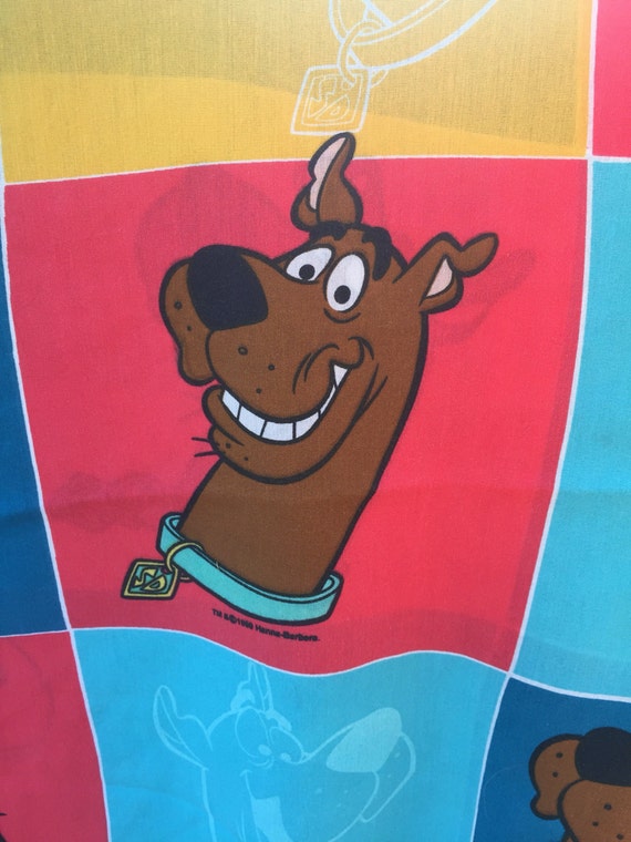 ヴィンテージ ツイン フラット スクービー ドゥー シーツ、ダン リバー