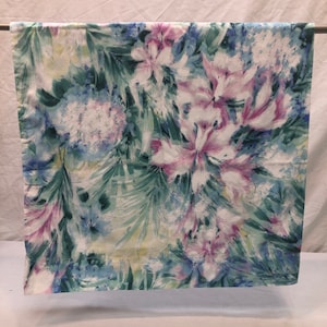 Vintage bloemen kussensloop, blauw, paars, roze, gele bloemen, king size kussensloop beddengoed, linnengoed, daisy bloem bloem macht, kussensloop,