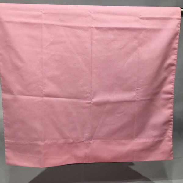 Vintage Mongomery Ward pink pillowcase, pink pillowcases, cotton, polyester, retro pillowcase, bedding, pillowcase