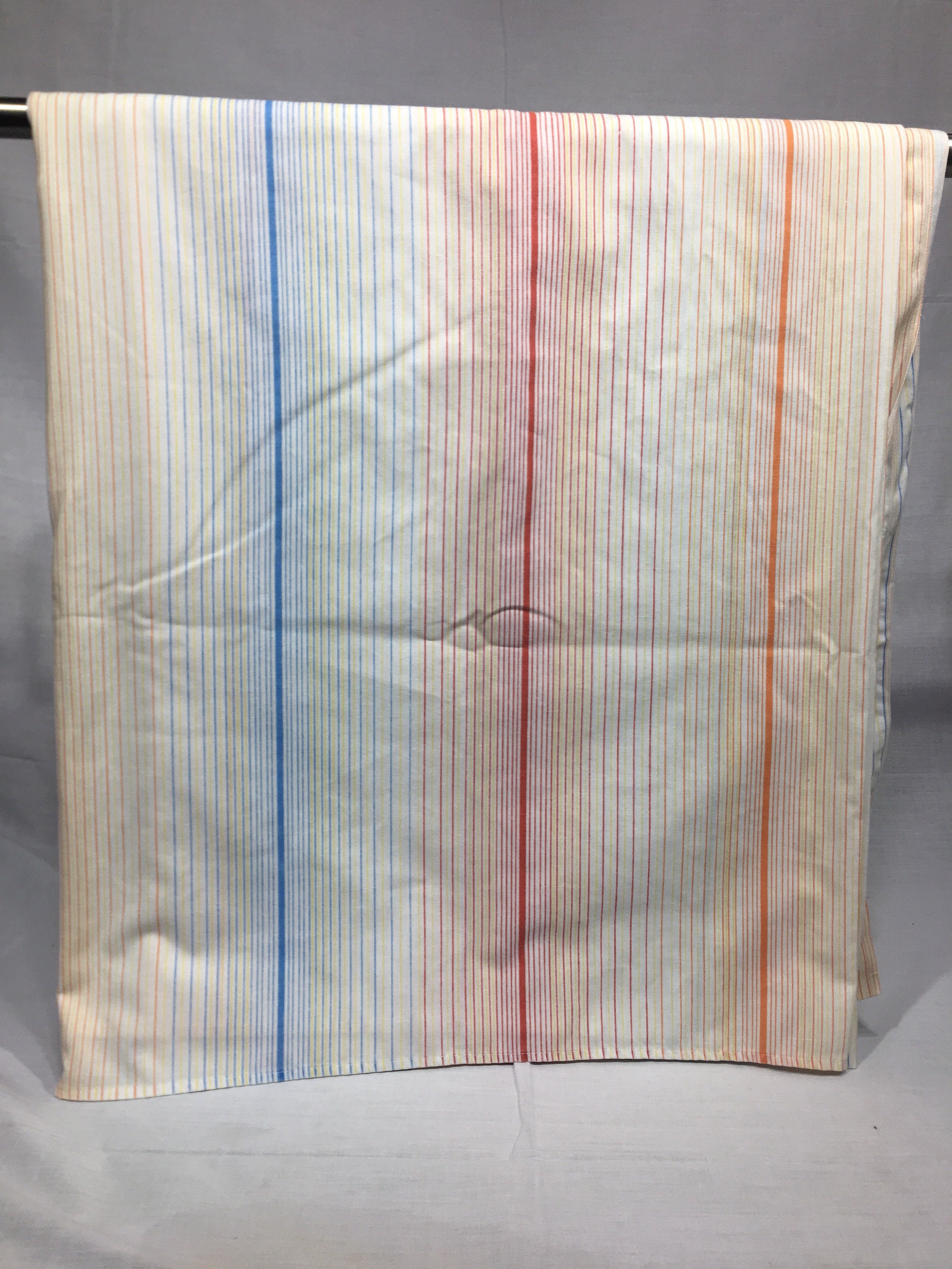 Stipped Sheets Vintage Striped Sheet Flat Double or Full Sheet With Stripes in the ...