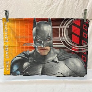 Funda de almohada vintage de Batman: El Caballero Oscuro, DC Comic Village, única, cómic, funda de almohada, superhéroe, dibujos animados, ropa de cama