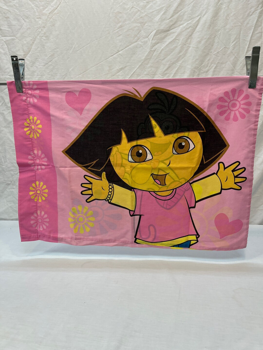 Vintage Dora the Explorer, Nick JR Pillowcase, Cartoon, Kids Show, Bedding, Dora Pillowcase Etsy