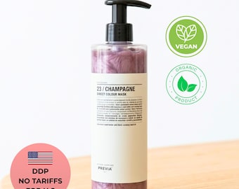 Hair Conditioner | Previa Champagne Colour Mask 500ml | Natural Haircare | Vegan