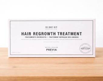 Hair | Previa Haircare Hair Regrowth Treatment 10 x 3ml 0.10fl.oz | Vegan & Natural Products