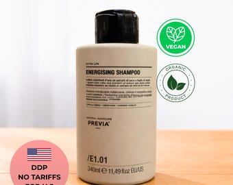 Hair Loss | Previa Haircare Energising Regrowth Shampoo | Natural Formula & Vegan