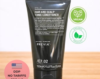 Previa Haircare Hair and Scalp Tonic Conditioner 150ml, Argan Oil, Vegan