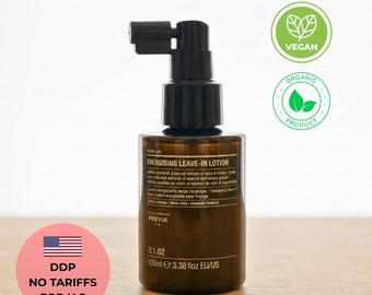 Leave-In | Previa Haircare Energising Anti-Hair Loss and Regrowth Lotion 100ml | Strengthens Roots & Boosts Microcirculation