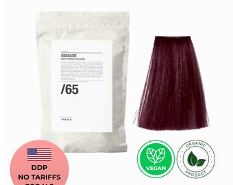 Dark Mahogany Hair Dye | Hair Color Previa Infusion Powder 66 Ossalide | Vegan | Natural Products