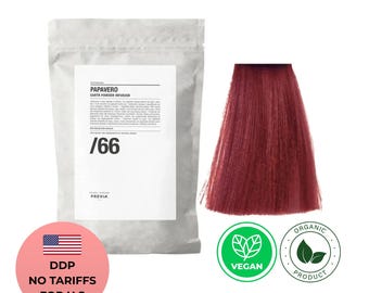 Red Hair Dye | Hair Color Previa Earth Infusion Powder 44 Clivia | Vegan | Natural Products