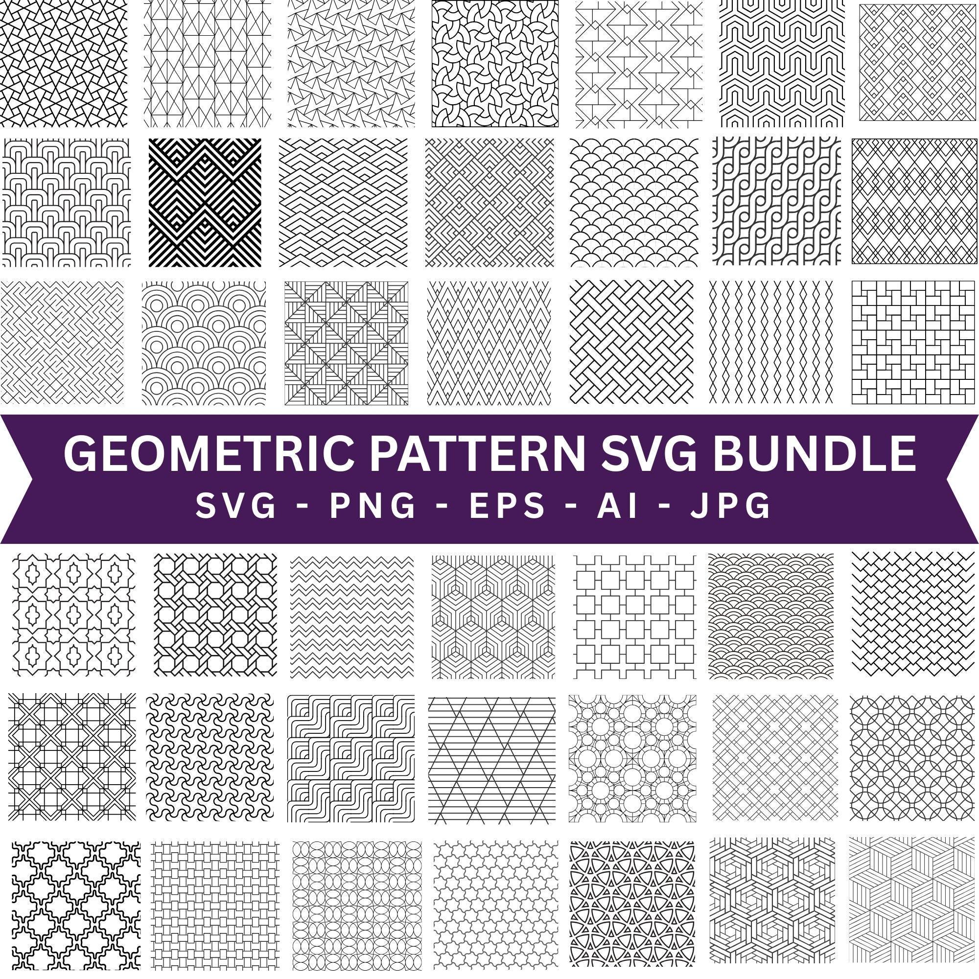 Seamless Patterns Svg, Geometric Vector, Lines Pattern Svg, Geometric ...
