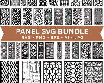 Laser Cut Panels & Patterns, Panel Collection, Geometric Panel Svg ...